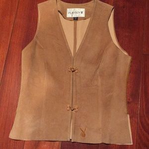 Short suede vest PlayBoy